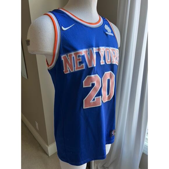 New York Knicks Kevin Knox #20 NBA basketball jersey size M - Picture 3 of 5